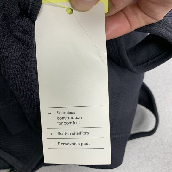 Seamless Ribbed Bodysuit All In Motion Women's S Black  a2407 - Picture 11 of 16